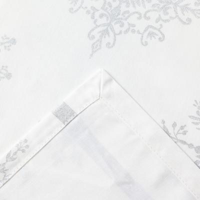 Скатерть новогодняя «Этель» Серебряные снежинки 149×250 ±3 см, 100%хл, 190 г/м²