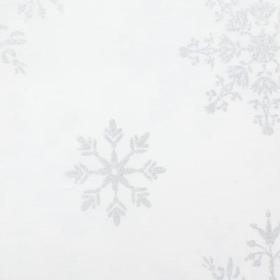 Скатерть новогодняя «Этель» Серебряные снежинки 149×250 ±3 см, 100%хл, 190 г/м²