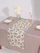 Дорожка на стол новогодняя Christmas tree 40×147 см, 100% хлопок, саржа 190 гр/2 - Фото 1