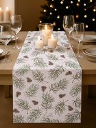 Дорожка на стол новогодняя Christmas tree 40×147 см, 100% хлопок, саржа 190 гр/2 - Фото 3