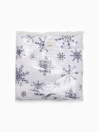 Подушка на стул новогодняя «Доляна. Синие снежинки», 42×42×5 см, белая - Фото 6