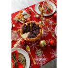 Скатерть новогодняя «Доляна» Белые снежинки 250×149± 3 см, 100% хлопок, 164 г/м² - Фото 5