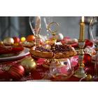 Скатерть новогодняя «Доляна» Белые снежинки 250×149± 3 см, 100% хлопок, 164 г/м² - Фото 6