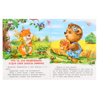 Книжки для детей «Медвежонок и другие жители леса»