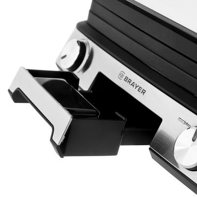 Электрогриль BRAYER BR2001, 2000 Вт, антипригарное покрытие, 31×26.4 см