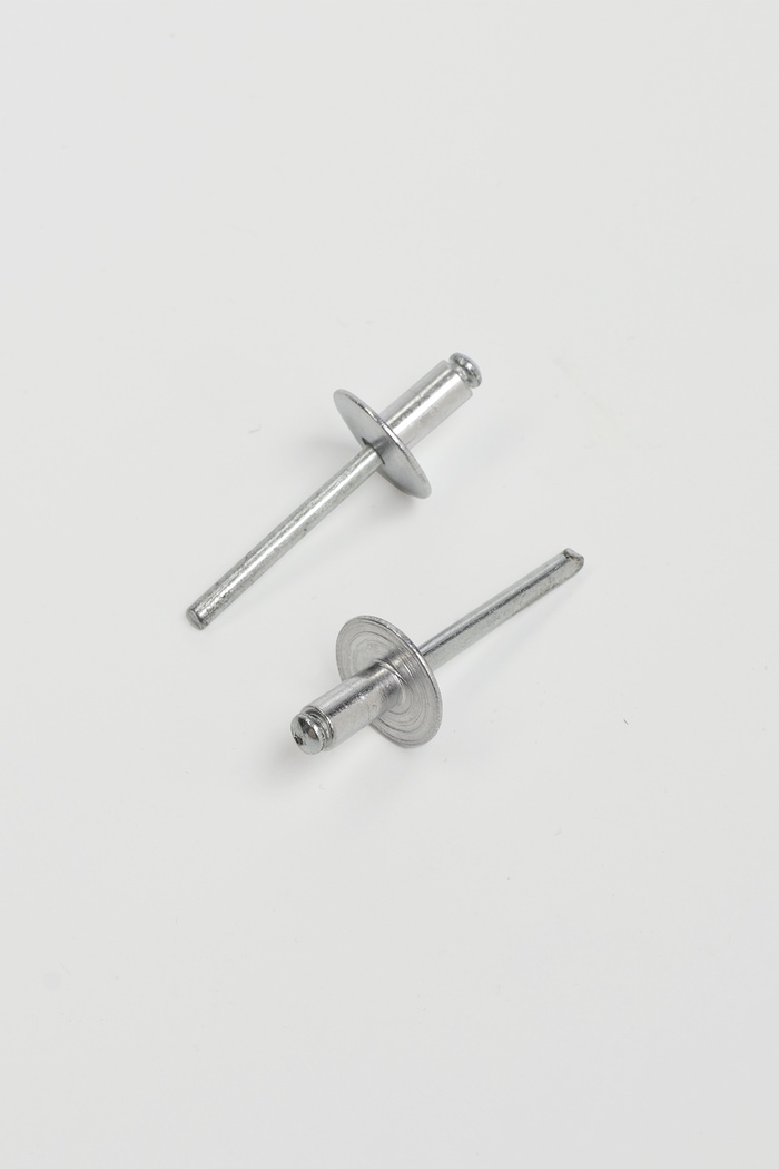 Заклёпки ТУНДРА krep, вытяжные, алюминий-сталь, 4.8×10 мм, неокрашенные, 250 шт. - Фото 1