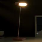 Лампа настольная 1670/1 LED 5 Вт 2 режима 3000К 6000К USB АКБ розовый 13×10.4×34 см RISALUX - Фото 3