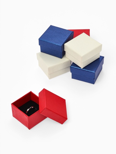 Коробочка подарочная под кольцо, серьги «Животный принт», 5×5 см, (размер полезной части 4.5×4.5 см), вставка чёрная, МИКС