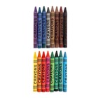Восковые карандаши, набор 16 цветов, высота 1 шт - 8 см, диаметр 0,8 см - фото 8224935