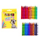 Восковые карандаши, набор 24 цвета, высота 1 шт - 8 см, диаметр 0,8 см - Фото 4