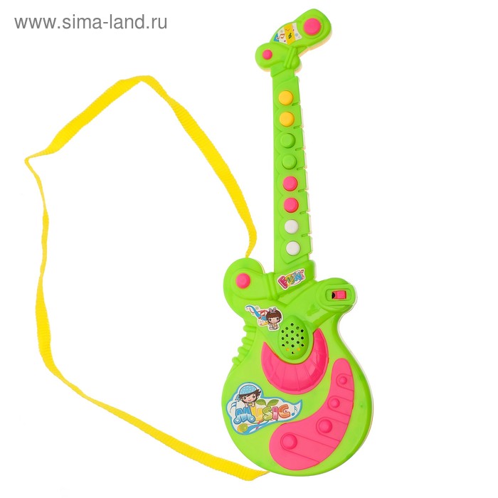 Музыкальная игрушка гитара «Маленький музыкант», звуковые эффекты - Фото 1