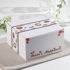 Чайная пара керамическая «Любовь», чашка 200 мл, блюдце, ложка - фото 24350300