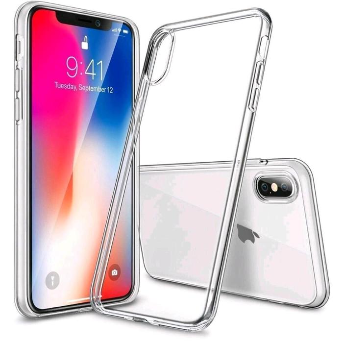 Чехол BoraSCO, для iPhone X/Xs, силиконовый, прозрачный - Фото 1