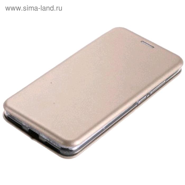 Чехол-книжка NEYPO premium, для iPhone 7/8, искусственная кожа, силикон, розовое золото - Фото 1