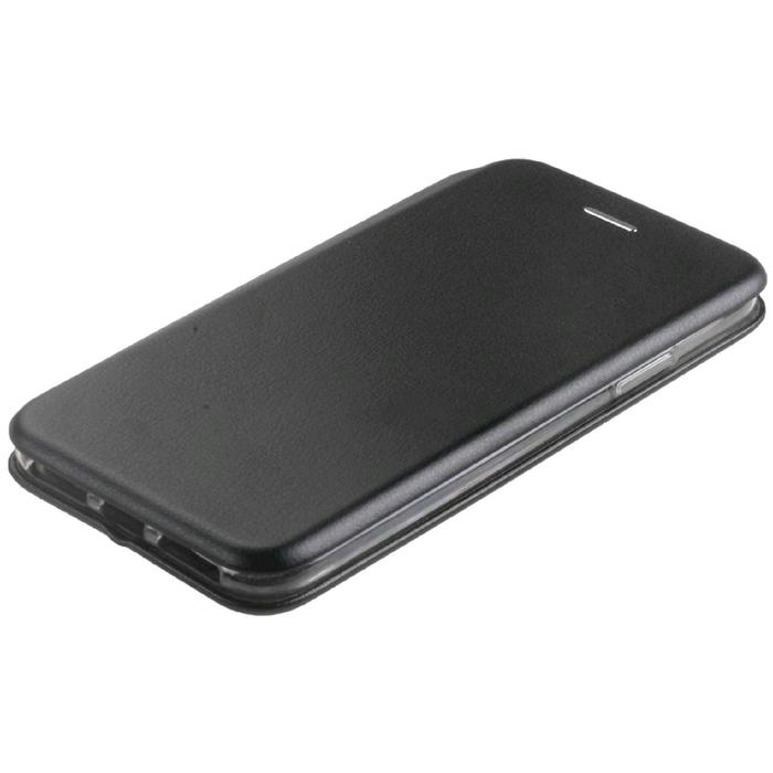 Чехол-книжка NEYPO premium, для iPhone XS Max, искусственная кожа, силикон, чёрный - Фото 1