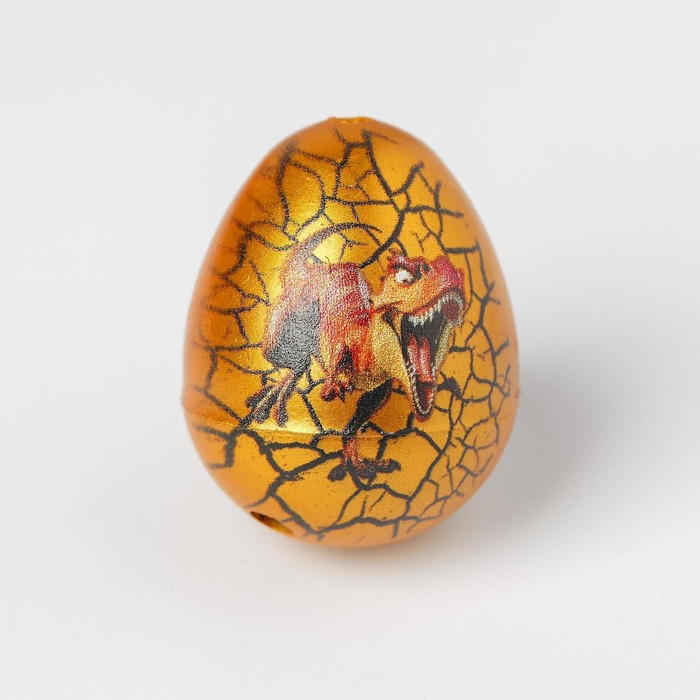 Растущая игрушка «Яйцо с картинкой цветное, Динозавры» 3,5х4,5 см, МИКС - фото 1908580448