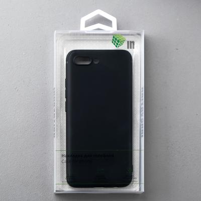 Чехол Innovation, для Huawei Honor 10, силиконовый, матовый, черный