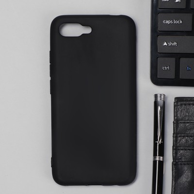 Чехол Innovation, для Huawei Honor 10, силиконовый, матовый, черный