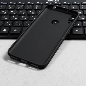 Чехол Innovation, для Huawei Honor 8A/Y6 (2019), силиконовый, матовый, черный