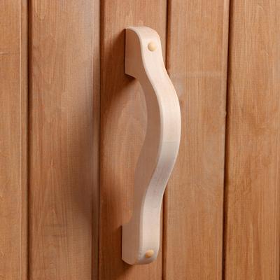 Ручка дверная «Улитка», деревянная, для бани и сауны, «Добропаровъ»