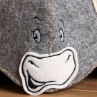 Шапка для бани "Бык" полушерсть - Фото 2