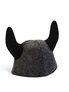 Шапка для бани и сауны «Бык - байкер», полиэфир 70%, шерсть 30%, «Добропаровъ» - фото 57937112