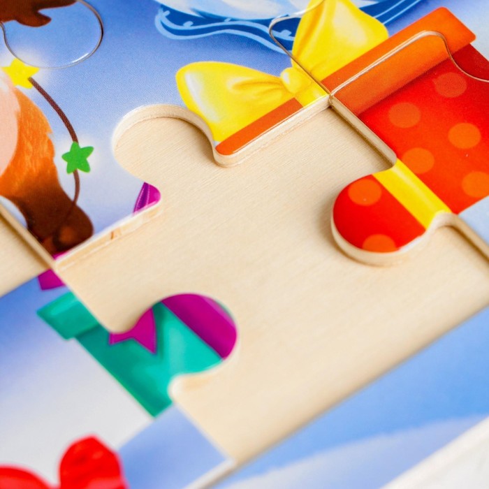 Пазл большой «Дед Мороз и Снегурочка», 30 элементов 47499