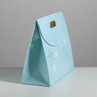 Пакет с клапаном «Снежинки», 32 х 26 х12 см - Фото 3