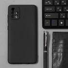 Чехол Innovation, для Samsung Galaxy A71, силиконовый, матовый, черный - Фото 6