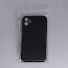 Чехол Innovation, для iPhone 11, силиконовый, матовый, черный - Фото 4