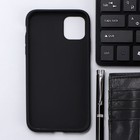 Чехол Innovation, для iPhone 11, силиконовый, матовый, черный - Фото 7