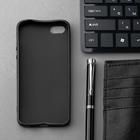 Чехол Innovation, для iPhone 5/5S/SE (2016), силиконовый, матовый, черный - Фото 2