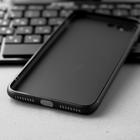 Чехол Innovation, для iPhone 7 Plus/8 Plus, силиконовый, матовый, черный - Фото 3