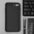Чехол Innovation, для iPhone 7 Plus/8 Plus, силиконовый, матовый, черный - Фото 7