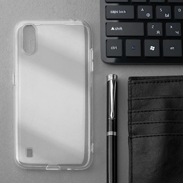 Чехол Innovation, для Samsung Galaxy A01, силиконовый, прозрачный