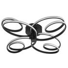 Люстра 669508/4 LED 96 Вт 4000К черный 65×65×14 см BayerLux - фото 4365321