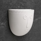 Кашпо подвесное "Силуэт" белое, 17х7см - Фото 2