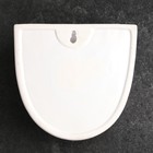 Кашпо подвесное "Силуэт" белое, 17х7см - Фото 6