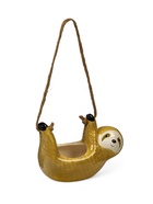 Кашпо подвесное "Ленивец" желтый, 15х11см - Фото 7