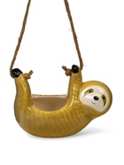 Кашпо подвесное "Ленивец" желтый, 15х11см - Фото 8