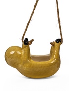 Кашпо подвесное "Ленивец" желтый, 15х11см - Фото 9