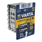 Батарейка алкалиновая Varta LongLife, AAA, LR03-24BOX, 1.5В, бокс, 24 шт. - Фото 1