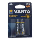 Батарейка алкалиновая Varta Energy, AA, LR6-2BL, 1.5В, блистер, 2 шт. 5217299 - фото 9035775