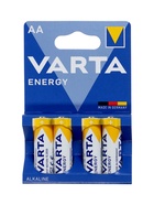 Батарейка алкалиновая Varta Energy, AA, LR6-4BL, 1.5 В, блистер, 4 шт. - Фото 5