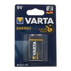 Батарейка алкалиновая Varta Energy, 6LR61-1BL, 9В, крона, блистер, 1 шт. - фото 318358670