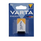 Батарейка алкалиновая Varta Energy, 6LR61-1BL, 9В, крона, блистер, 1 шт. - фото 9948441