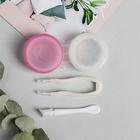 Контейнер для линз в наборе «Сегодня твой день», голография, 6.5×4.5 см - фото 25413775