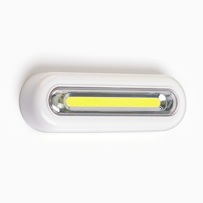 Фонарь-светильник, 3 Вт, 160 лм, COB, 3 ААА, клейкая основа, 4.4 х 2.8 х 13.8 см - Фото 1