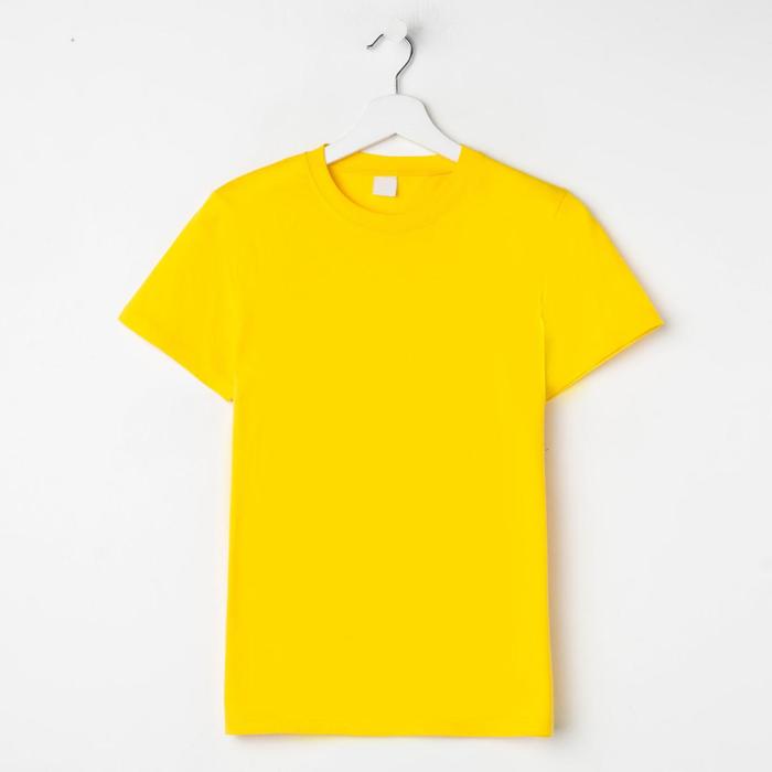 Футболка подростковая, цвет жёлтый, рост 146 см (11 лет) - Фото 1