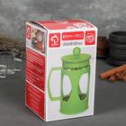 Чайник заварочный френч - пресс Доляна «Оливер», 600 мл, стекло, цвет оранжевый - Фото 5